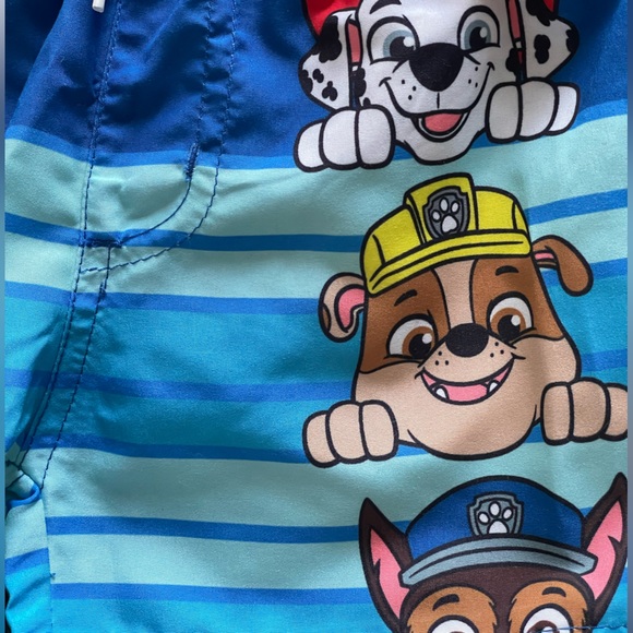 Children’s Paw Patrol Boys’ Swim Trunks. Size 2T. Used. - Picture 3 of 5